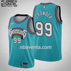 Camiseta Niños Memphis Grizzlies Jae Crowder 99 Nike 25th Season Hardwood Classics Swingman
